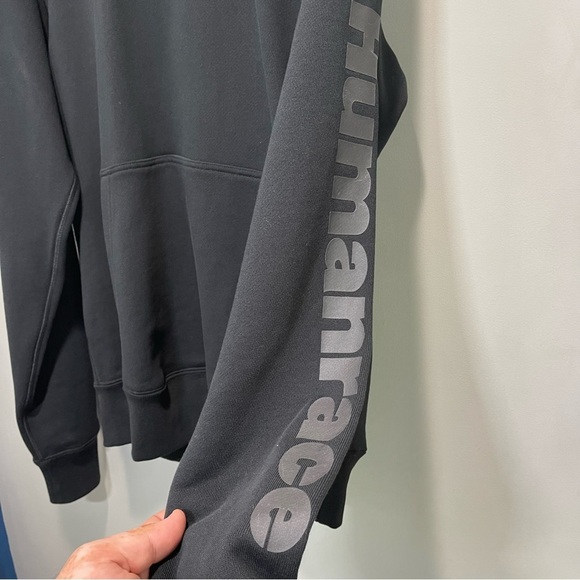 Adidas Men's Black and Grey Hoodie Pharrell Williams Human Race Size Small - Picture 3 of 9